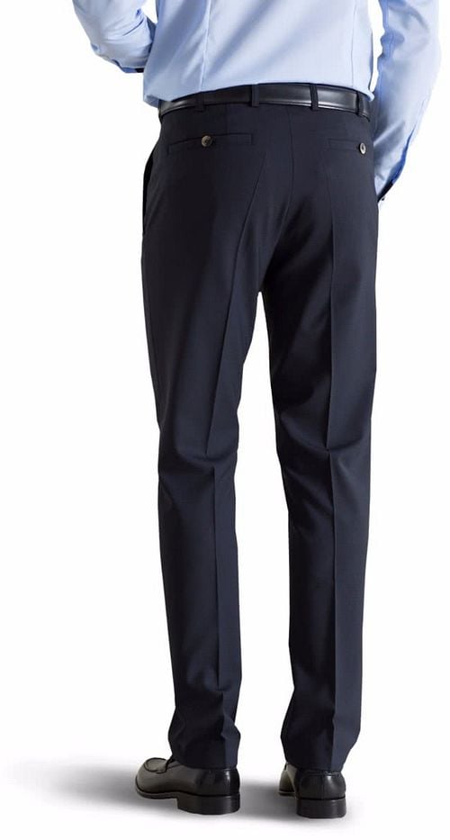 Meyer Suit Trousers Roma Woolmix Navy Model / Achterkant