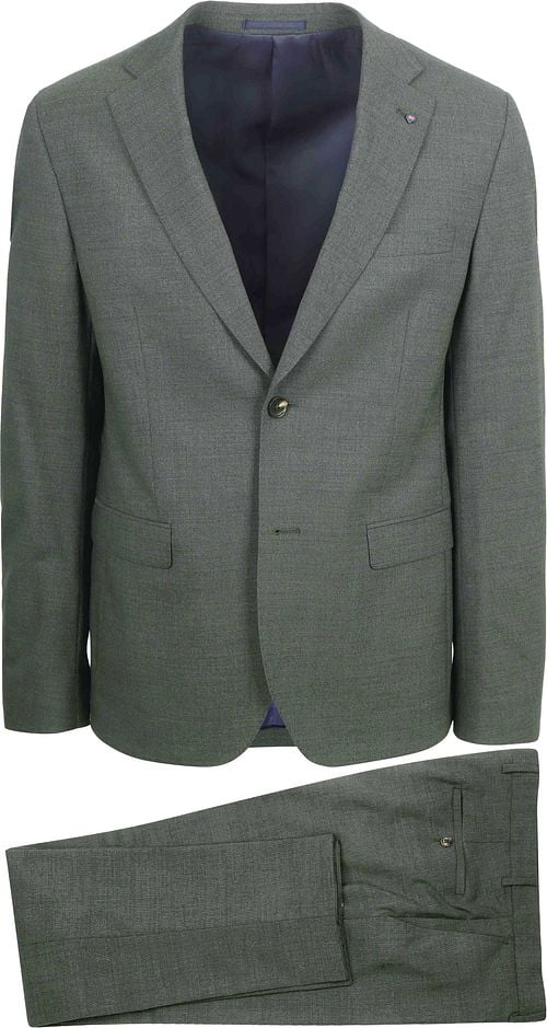 Suitable Toulon Suit Wool Olive Green Product