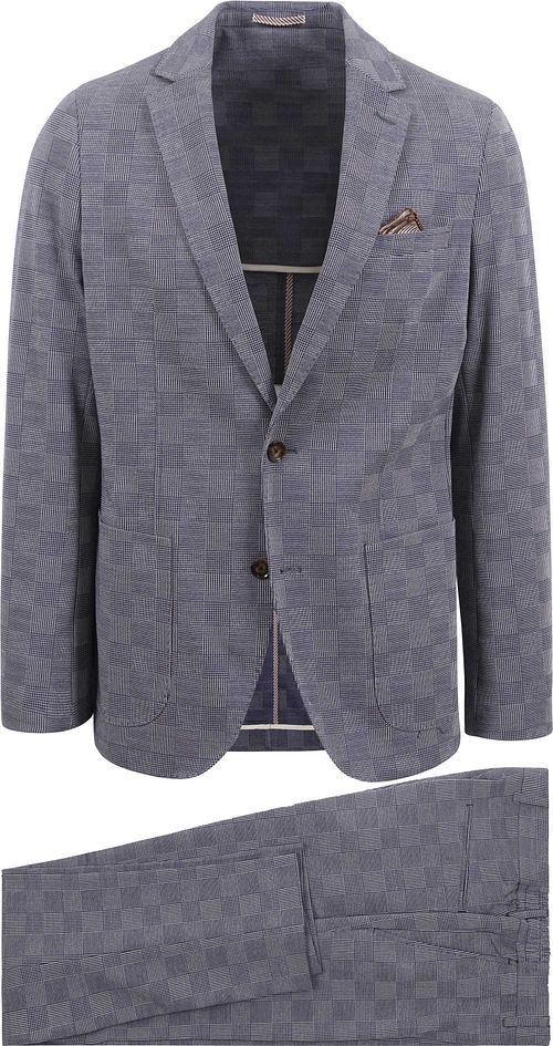 Suitable Suit Flex Checks Blue Product