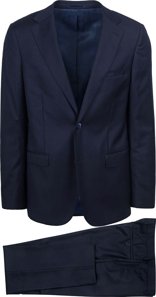 Suitable Suit Wool Navy Product