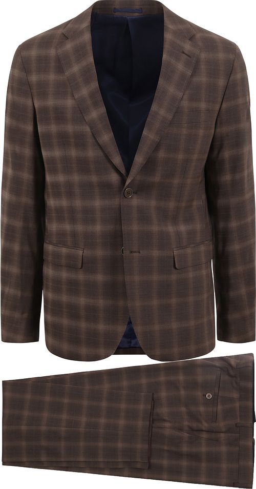Suitable Costume Strato Toulon Laine Marron A Carreaux Product