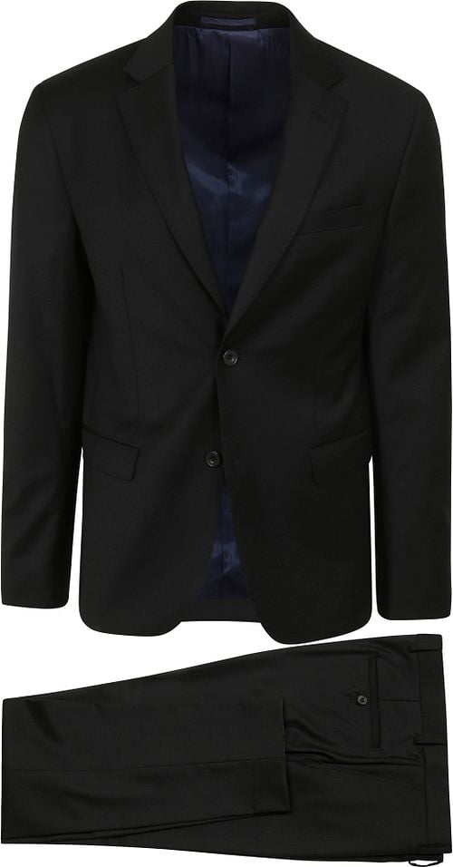 Suitable Costume Toulon Serge Laine Noir Uni Product