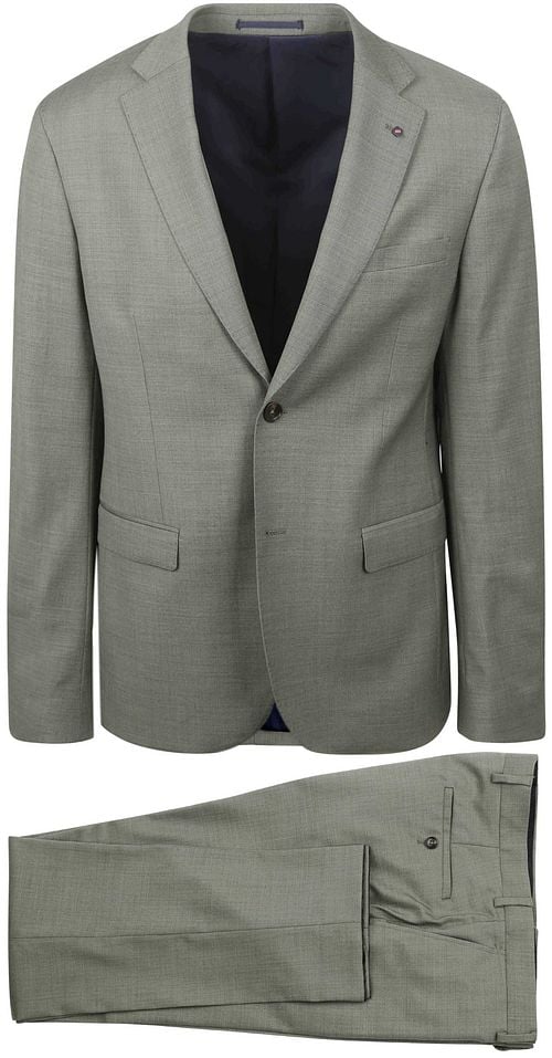 Suitable Toulon Suit Wool Green