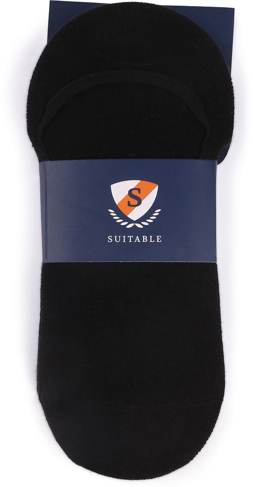 Füßlinge/ Sneaker Socken Schwarz im 9er-Pack aus Bio-Baumwolle Verpakking