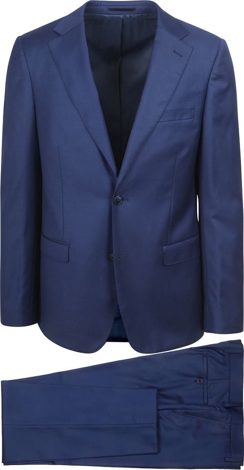 Suitable Kostuum Wol Royal Blauw Product