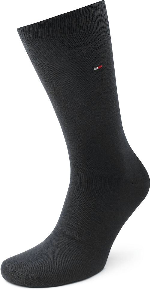Tommy Hilfiger 2-Pack Sokken Birdseye Zwart Product