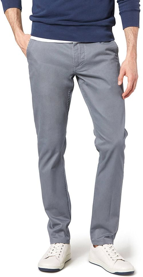 Dockers Alpha Skinny Grijs Model / Voorkant