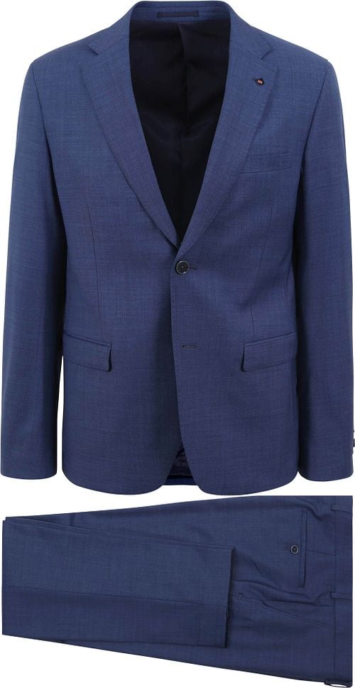 Suitable Toulon Suit Wool Dark Blue Product
