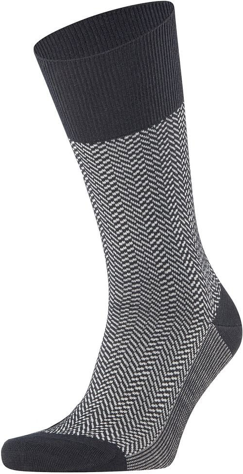 Falke Airport Herringstripe Sock Black Product