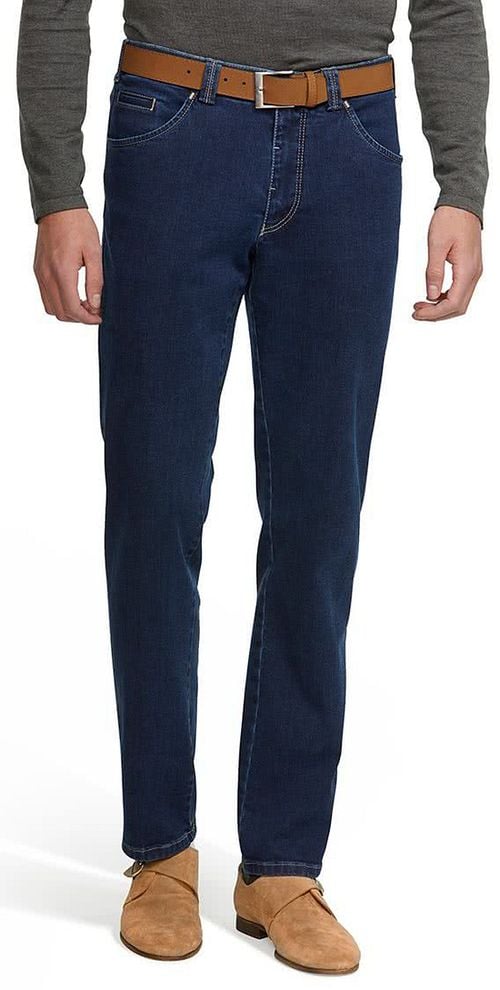 Meyer Dublin Jeans Blauw Model / Voorkant
