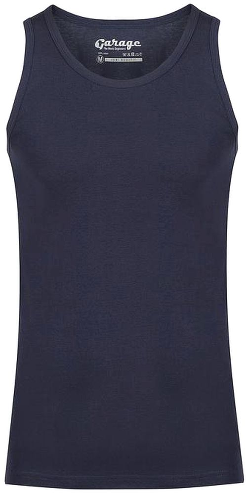 Garage Stretch Basic Singlet Dark Blue Product