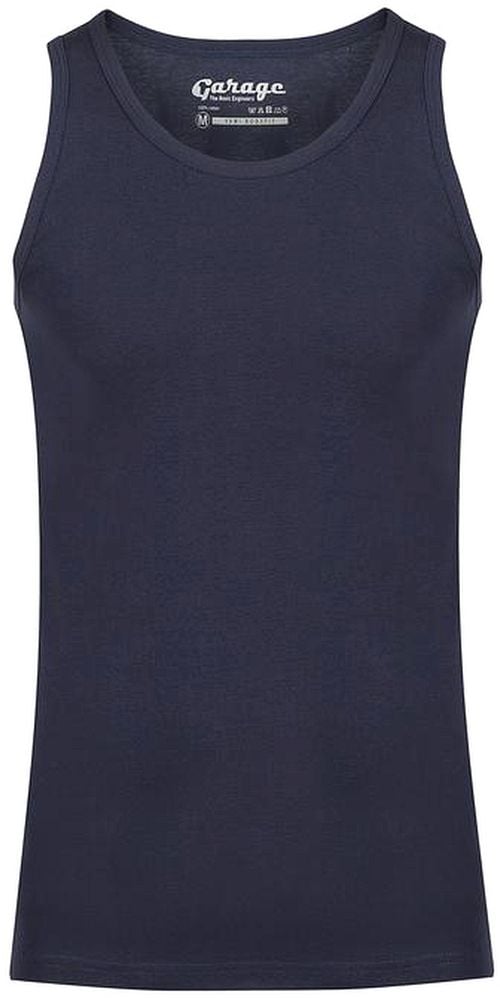 Garage Stretch Basic Singlet Donkerblauw Product