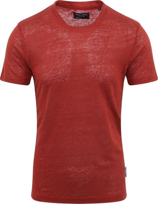 schermutseling driehoek Geaccepteerd Marc O'Polo T-Shirt Leinen Rot 324211451120-382 online bestellen | Suitable