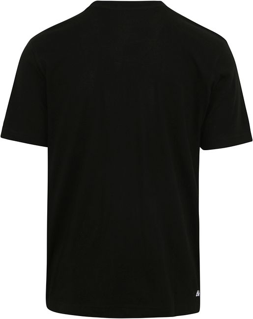 lacoste plain black t shirt