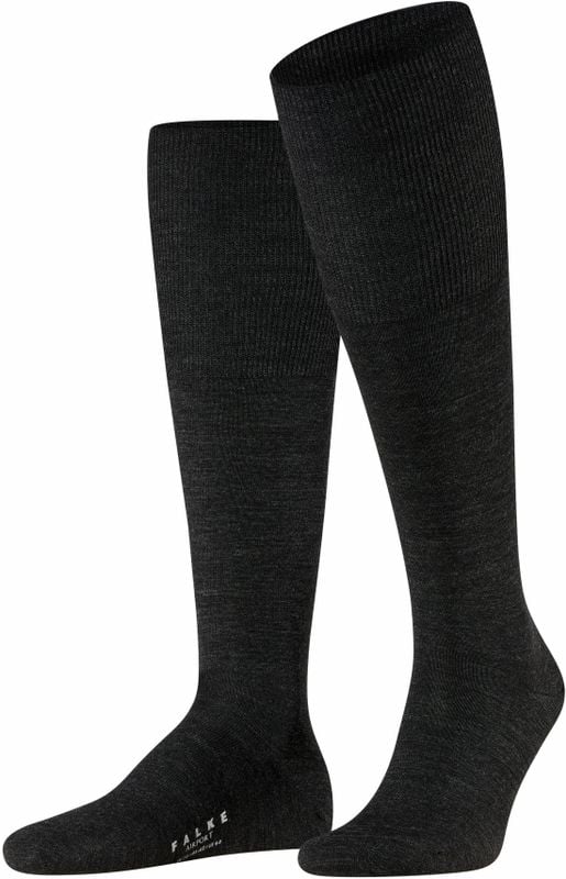 Falke Airport Knee Socks Dark Grey 3080