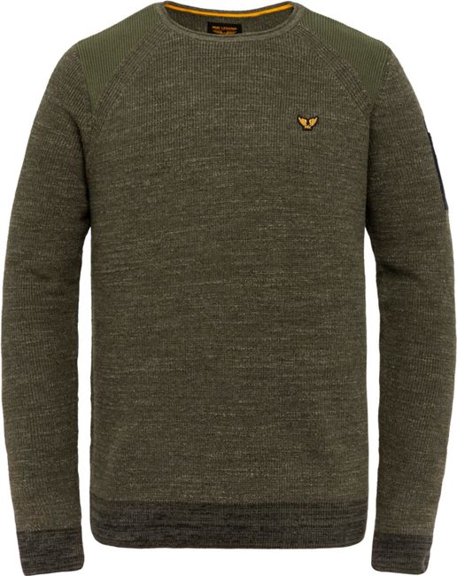 Gedateerd College Mantel PME Legend Sweater Rib Dark Green PKW215303 order online | Suitable