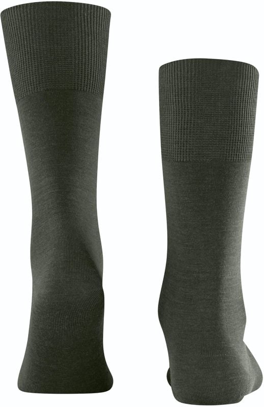 Falke Airport Sock Wool Blend 7155 Dark Green