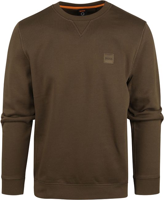 hugo boss sweater green