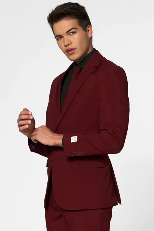 OppoSuits Kostuum Blazing Burgundy