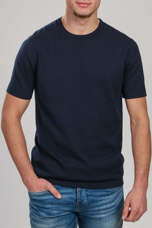 Suitable Prestige T-shirt Knitted Navy