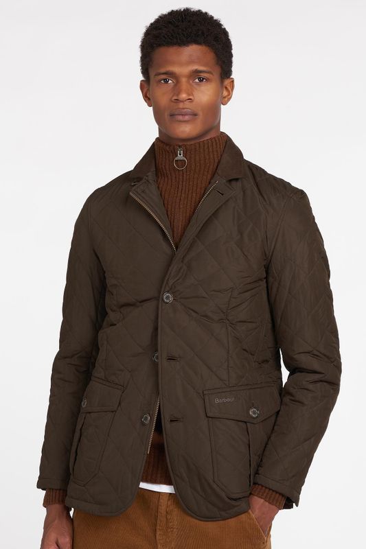 Barbour Jacket Quilted Lutz Brown