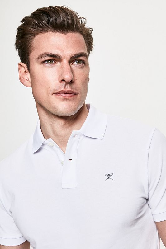 Hackett Polo Shirt White HM562363 802 order online Suitable