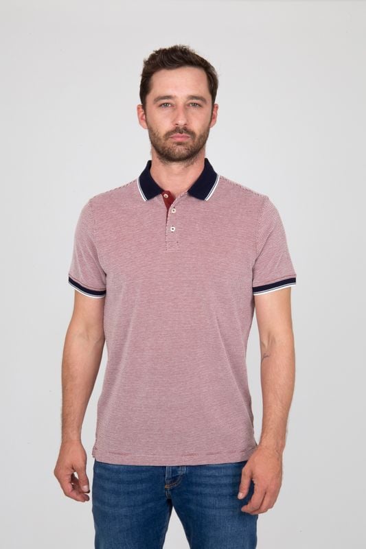 Suitable Oxford Polo Shirt Red