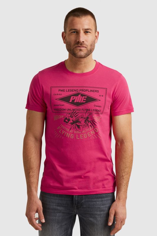 PME Legend Jersey T-Shirt Logo Roze