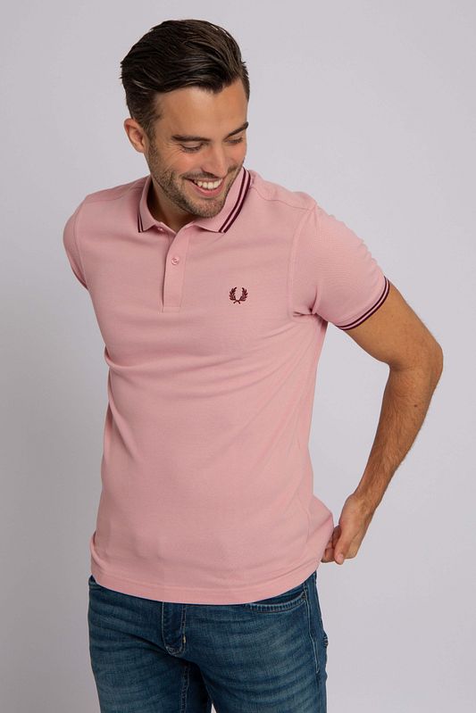 Pink fred cheap perry polo