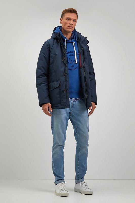 Navy parka outlet jacket