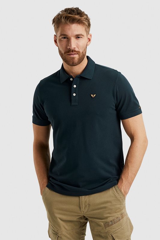 PME Legend Polo Shirt Garment Dye Navy PPSS2402850 5281 order