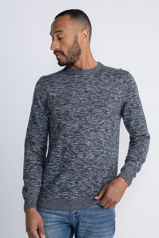 Round neck pullover outlet sweater