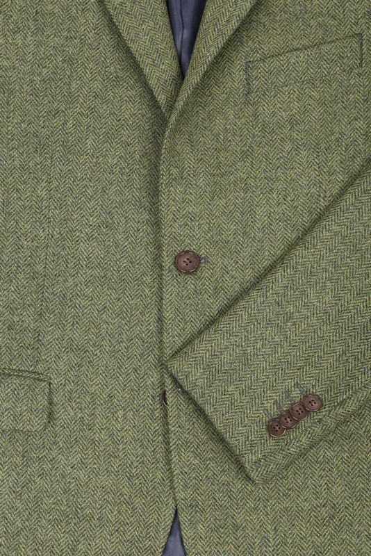 Suitable Tweed Blazer Herringbone Green BL-2BT-HBTWE-AW23-01 order