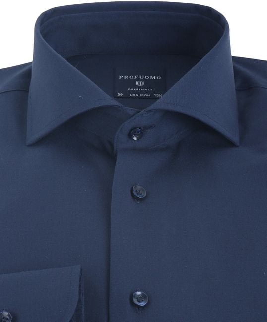 navy slim fit shirt