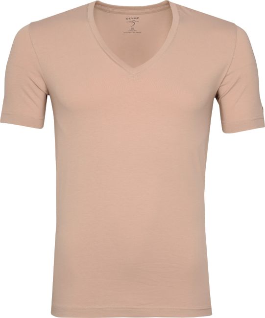 Olymp T-shirt V-Neck Nude order online, 080412-24