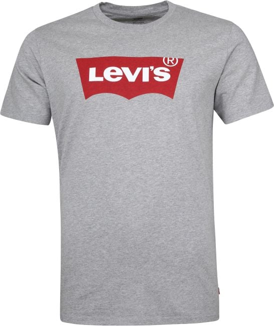 contact schraper spectrum Levi's T-shirt Logo Print Graphic Grijs 17783-0138 Grey