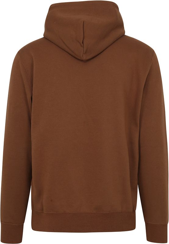 Brown fuzzy champion clearance hoodie