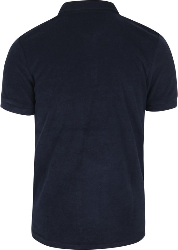 No Excess Structuur Polo Donkerblauw