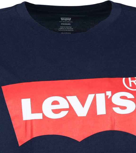 levi's red white and blue t shirt