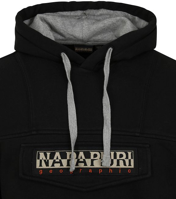 Napapijri burgee hot sale hoodie black