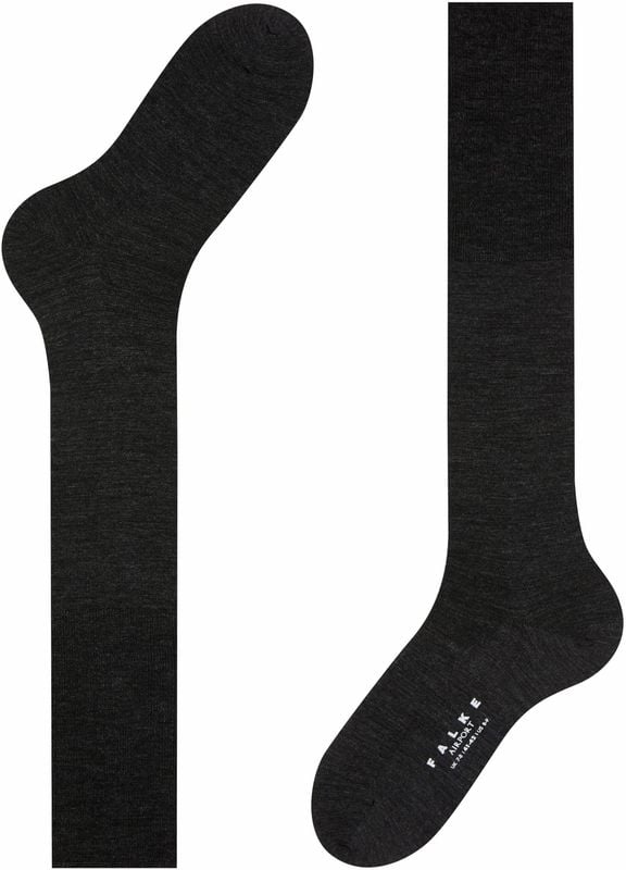 Falke Airport Knee Socks Dark Grey 3080