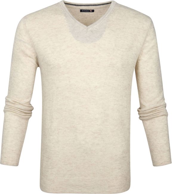 Men's V-Neck Lambswool Sweater