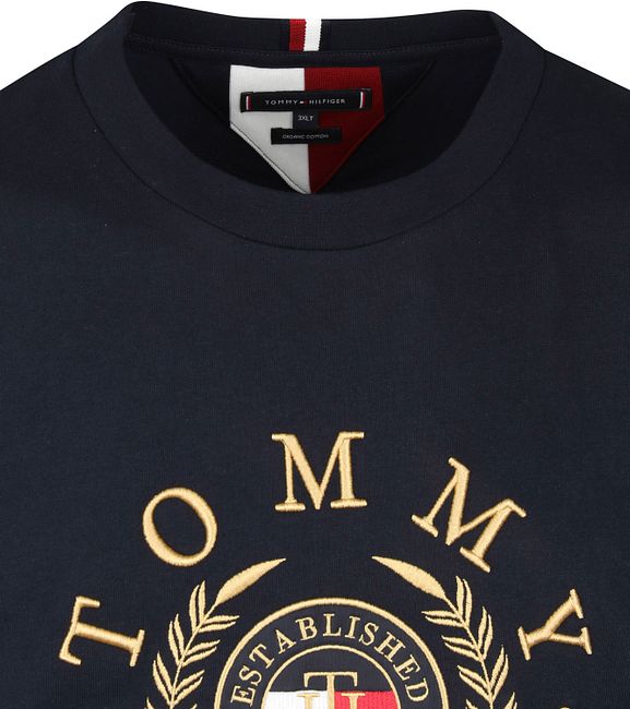 tommy hilfiger big logo t shirt