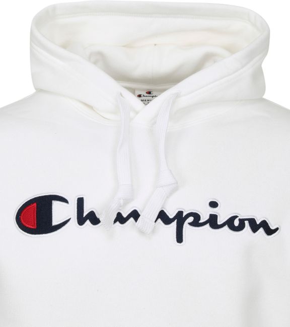 Champion Hoodie Logo Weiß kaufen | Suitable online 217858-WW001-WHT