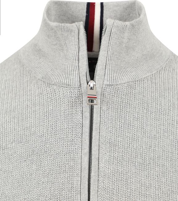 tommy hilfiger half zip grey