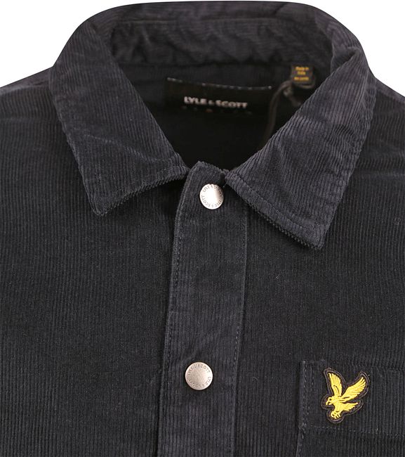 lyle and scott cord overshirt