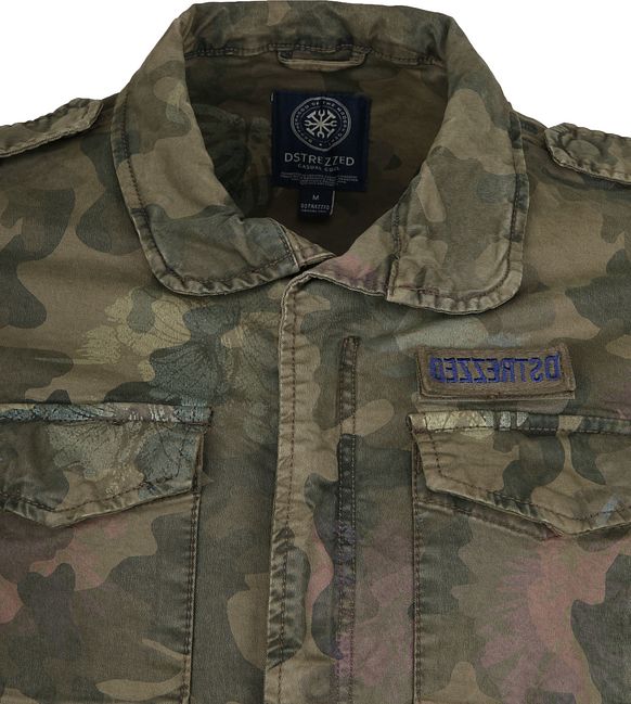 army print half jacket