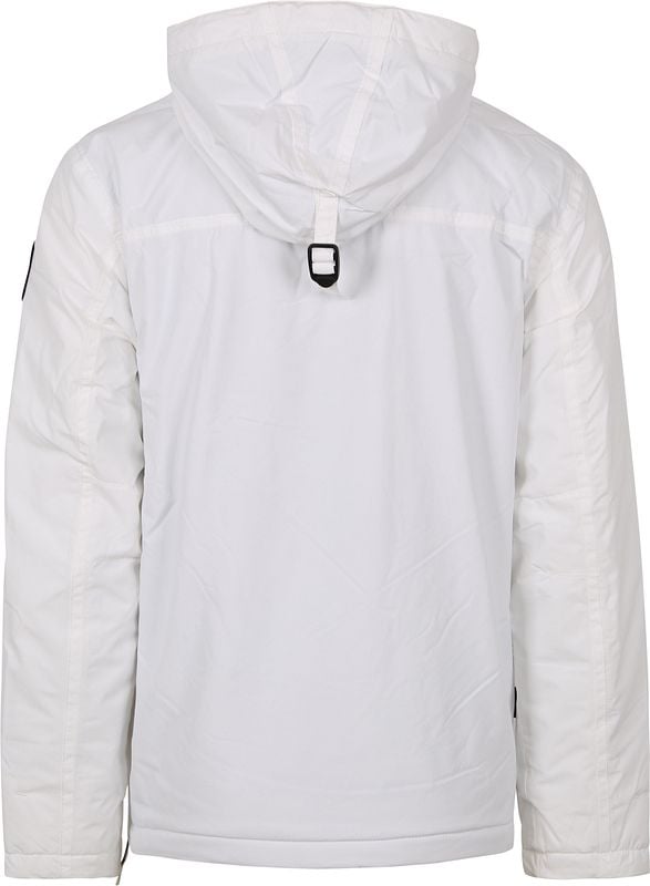 Napapijri white rainforest outlet jacket