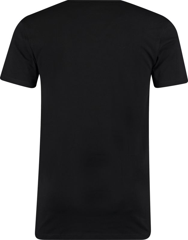 Garage 2-Pack Basic T-shirt Bio V-Neck Zwart