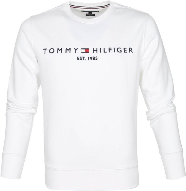 Margaret Mitchell Tæl op indre Tommy Hilfiger Sweater Logo White MW0MW11596YBR order online | Suitable